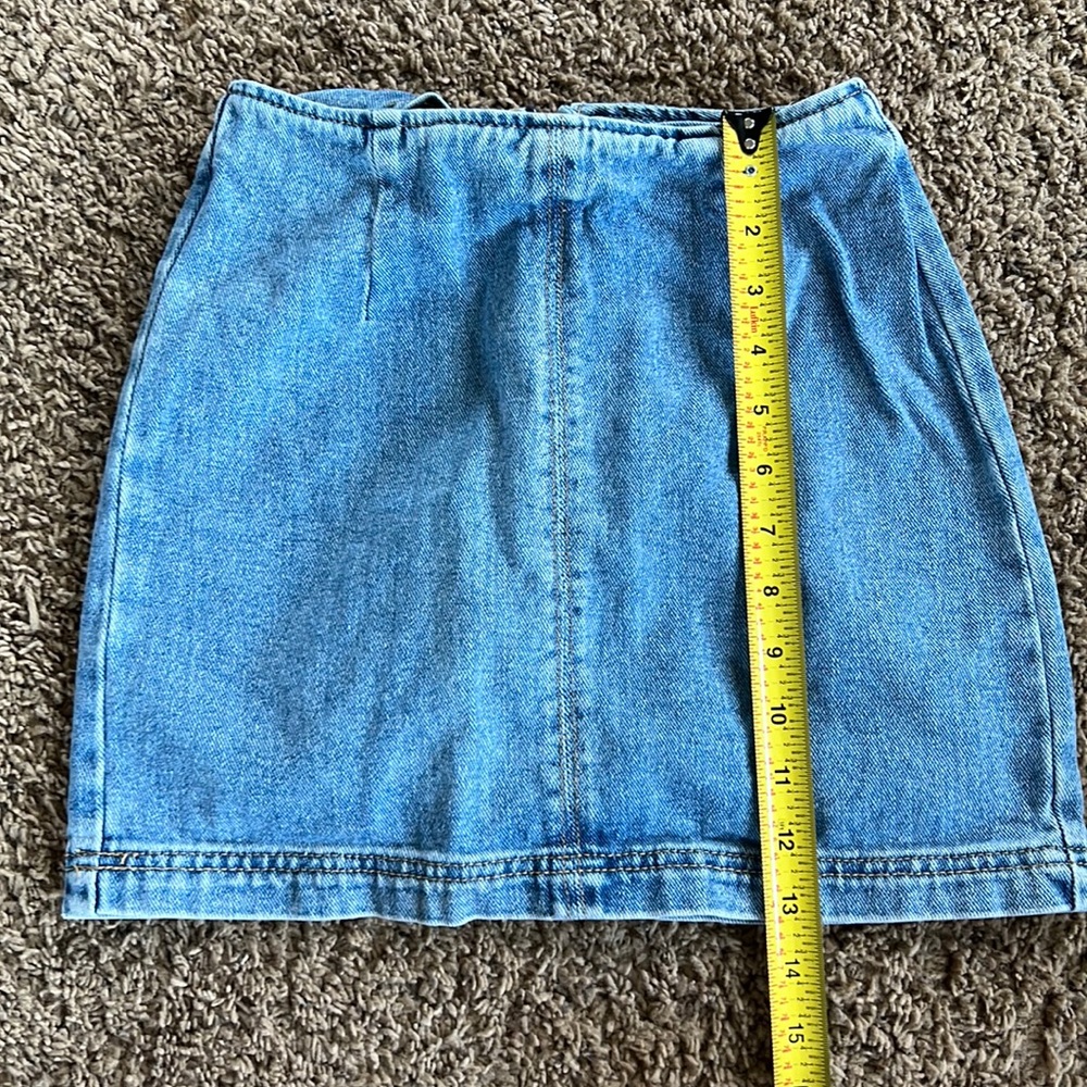 Pac Sun denim mini skirt